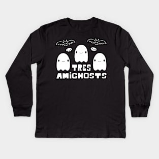 Tres Amighosts Kids Long Sleeve T-Shirt